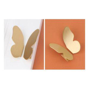 황동 나비 싱크대 2p 가구손잡이 서랍 옷장 골드