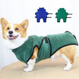 펫 타올 수건 가운 극세사 목욕타월 강아지 S 고양이