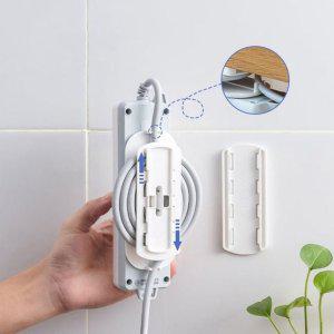 케이블타이 정리 걸이 고정클립 전선 홀더 멀티탭