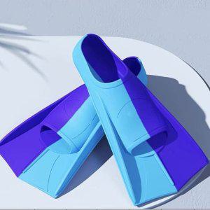 수영 아쿠아슈즈 오리발 훈련용 숏핀 실리콘 L 스노쿨