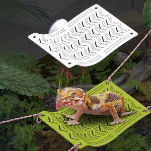 소형 파총류 거북이쉼터 침대 사육장 크레스티드게코