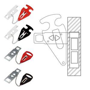 도어락 도난방지 안전 여행 출장 잠금장치 휴대용