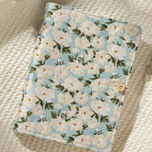 예쁜 일기장 수첩 메모 A5 바인더 다이어리 노트 패브릭 커버