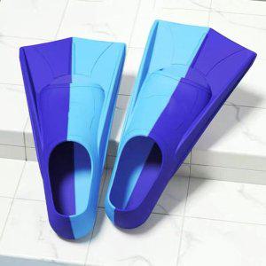 오리발 숏핀 스노쿨 실리콘 수영 M 아쿠아슈즈 훈련용