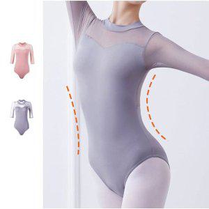 발레복 점프슈트 댄스복 연습복 성인 레오타드 슬림