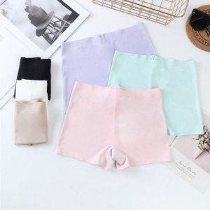 여자 심리스 트렁크 언더웨어 무봉제 사각팬티 노라인