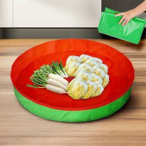 깔판준비 140cm 김장철 도구세트 버무리 원형김장매트