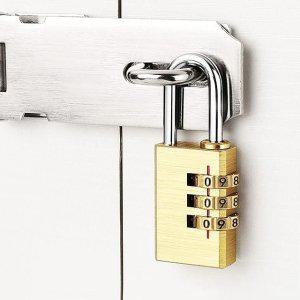 3단 시건장치 비밀번호 자물쇠 캐비넷 키 대형옷장 동