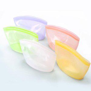 실리콘 지퍼백 밀폐용기 파우치 대형 1500ml