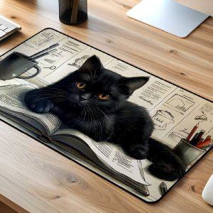 800x400 방수 고양이 캐릭터 애니 마우스패드 장패드 (반품불가)