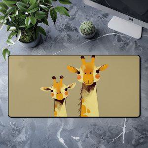 800x400 방수 마우스 장패드 귀여운 캐릭터 기린
