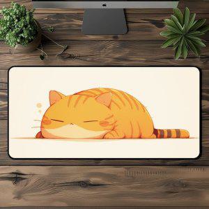 800x400 방수 마우스 장패드 귀여운 고양이 캐릭