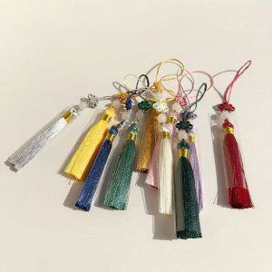 세트 10종 포장 전통 매듭 수술 노리개 구슬 장식품