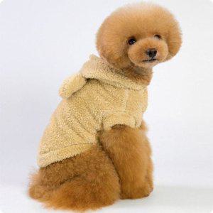 의류 후드조끼 따뜻한 강아지 애견 수면옷 겨울 극세사