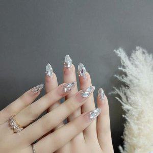 디자인 네일 아트 웨딩 다이아 젤 24pcs 셀프 세트