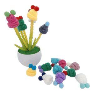 가드닝 10P 방울모자 미니어처 꾸미기 장식 키밍 화분