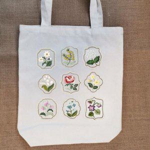 DIY 자수 캔버스백 만들기 에코백 키트 프랑스