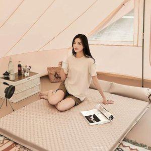 키밍 더블 캠핑 자동충전 에어매트 매트리스 차박