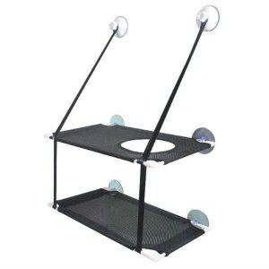 창문용 통풍 흡착식 2단 캣타워 해먹 고양이