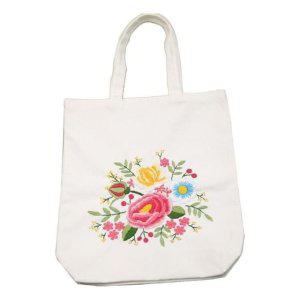 프랑스 자수 세트 에코백 캔버스백 DIY 만들기