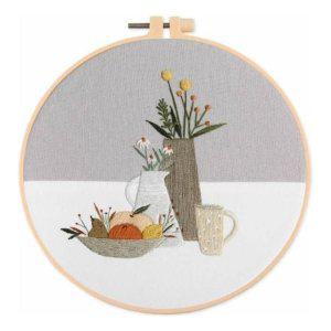 초보자용 DIY 패키지 프랑스 홈 세트 인테리어 꽃자수 자수