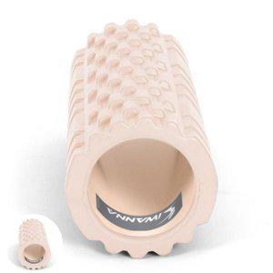 종아리폼롤러 요가 헬스 폼롤러 마사지바디롤러 33cm 아이보리 크림 스트레칭 필라테스