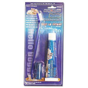 세트 위생용품 노블 치약칫솔 강아지 헬로도기