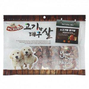큐브 마이도기 300g 대구살 소고기랑 10개묶음