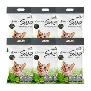 퀸오브샌드 모래 6개 숯 7L 두부 고양이 냥이