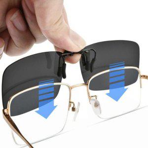 끼는 클립온 파우치포함 안경위에 클립 선글라스 편광