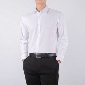 와이셔츠 셔츠 2컬러 커프스셔츠 남자 흰색 링클프리 루즈핏
