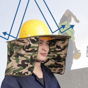 안전모 차양 목그늘 햇빛가리개 여름 그늘막 썬캡