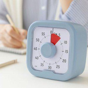 시계 무소음 2컬러 수능생 스톱워치 탁상 공부 알람 건전지