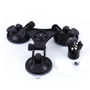 스탠드 자동차 마운트 YI 3구 호환 미지아 4K 흡착식 샤오미 액션캠 유리