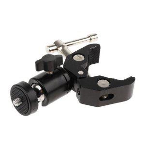 미지아 호환 집게 볼헤드 CCTV 액션캠 고프로 4K 클램프 카메라 스탠드