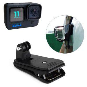 11 마운트 모자 가방 고프로 악어 호환 거치대 집게 액션캠 블랙 고정