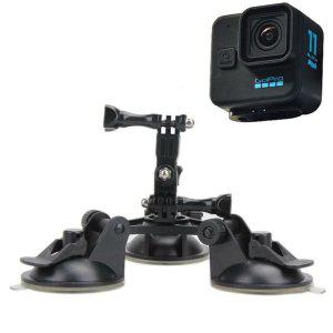 흡착 호환 액션캠 유리 마운트 차량용 석션컵 미니 11 고프로