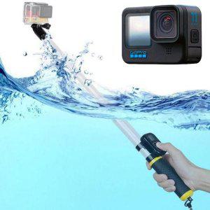 연장봉 아쿠아 고프로 셀카봉 모노포드 액션캠 11 호환 블랙 부력