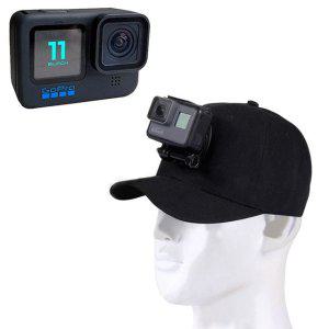 액션캠 호환 스트랩 헤드 고프로 블랙 마운트 촬영 모자 11