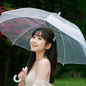 키밍 예쁜 투명 자동 튼튼한 비닐 가벼운 우산 10개