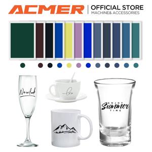 1PCS 레이저 조각기 컬러 마킹 용지 세라믹 유리 크리스탈 스톤 타일 CO2 섬유 UV 제작용 투명 아크릴