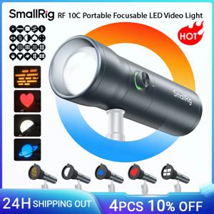 SmallRig RF 10C RGB LED 사진 플래시라이트 7500mAh 4색 필 라이트, 20가지 패턴 조명 필터 포함, 비디오 조명 4634