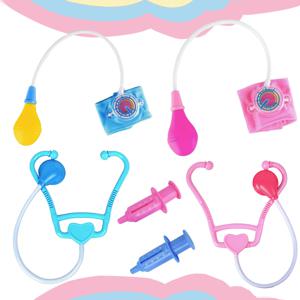 어린이용 가정용 의료기기, 남녀 청진기, 혈압계, 의료 간호사, 주사기, 장난감