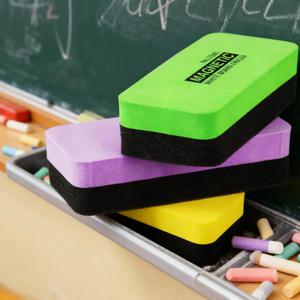    1개 신제품 고급형 1개 자석 칠판 화이트보드 지우개 먼지 제거기 흰색 검은색 칠판 클리너 용품