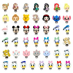 3pcs 새로운 실리콘 미키 미니 클립 DIY 아기 젖니 목걸이 구슬 도구 간호사 선물 액세서리
