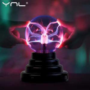 매직 플라즈마 볼 램프 220V 3 4 5 6 8 인치 전기 램프 야간 조명 어린이 선물 생일 크리스마스 참신 유리 플라즈마 램프