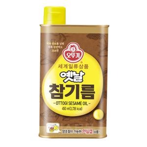 오뚜기 옛날 참기름(캔) 450ml