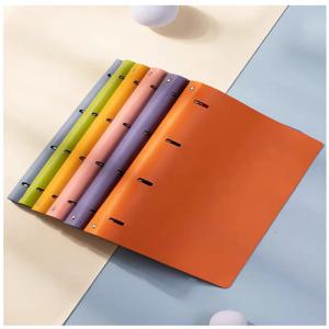 A4 소프트 PU 가죽 노트북 바인더, 리필 가능한 4 라운드 링 바인더 커버, A4 필러 페이퍼용, 노트북 개인 플래너 바인더