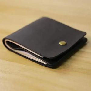 1 PC 레트로 미니멀리스트 Bifold 가죽 카드 지갑 남성과 여성을위한 랩 신용 카드 소지자 Porte Carte Wallet