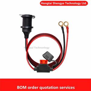 오토바이 요트 담배 소켓에 적합한 12-24V 자동차 시가 라이터 어머니 좌석 20A 안전 고전력 14Agw 케이블